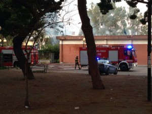 Le fiamme al Museo